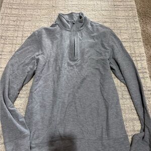 Vineyard Vines Men's Heather Gray Zip-Up Sweater